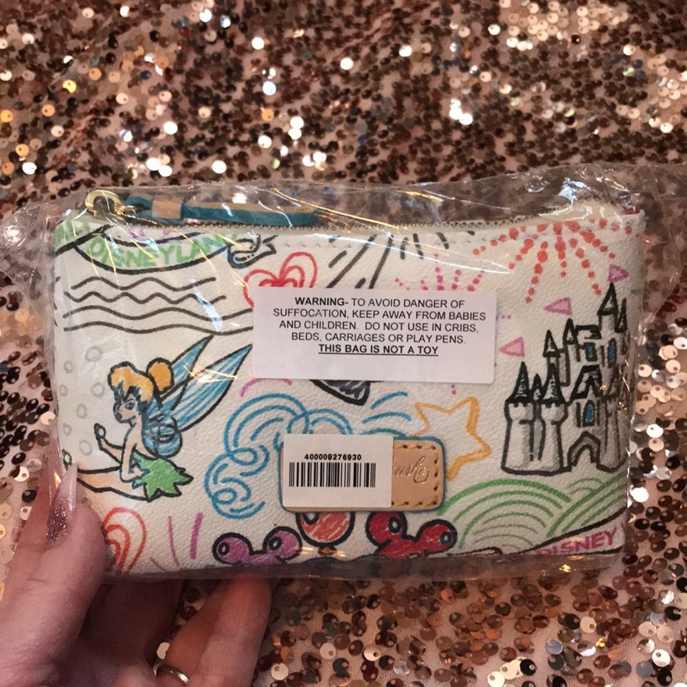 Disney Dooney and Bourke sketch cosmetic case